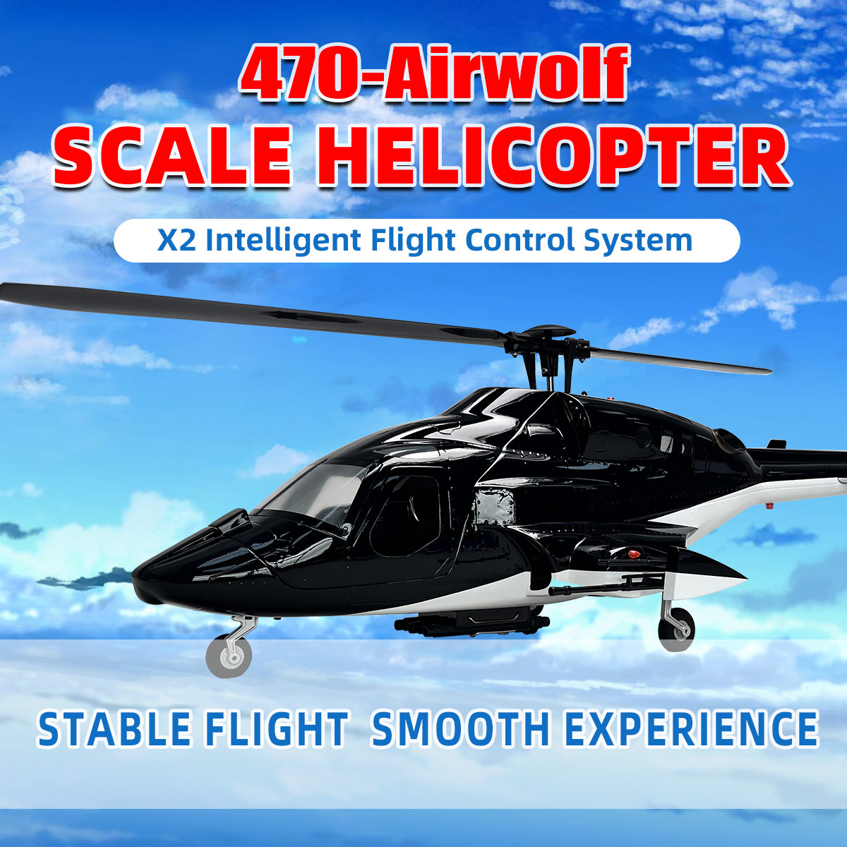 470 Size Airwolf RTF RC Helico - Rc Helicopter Nitro 评论和价格