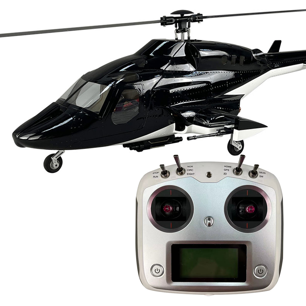 470 Size Airwolf RTF RC Helico - Rc Helicopter Nitro 评论和价格