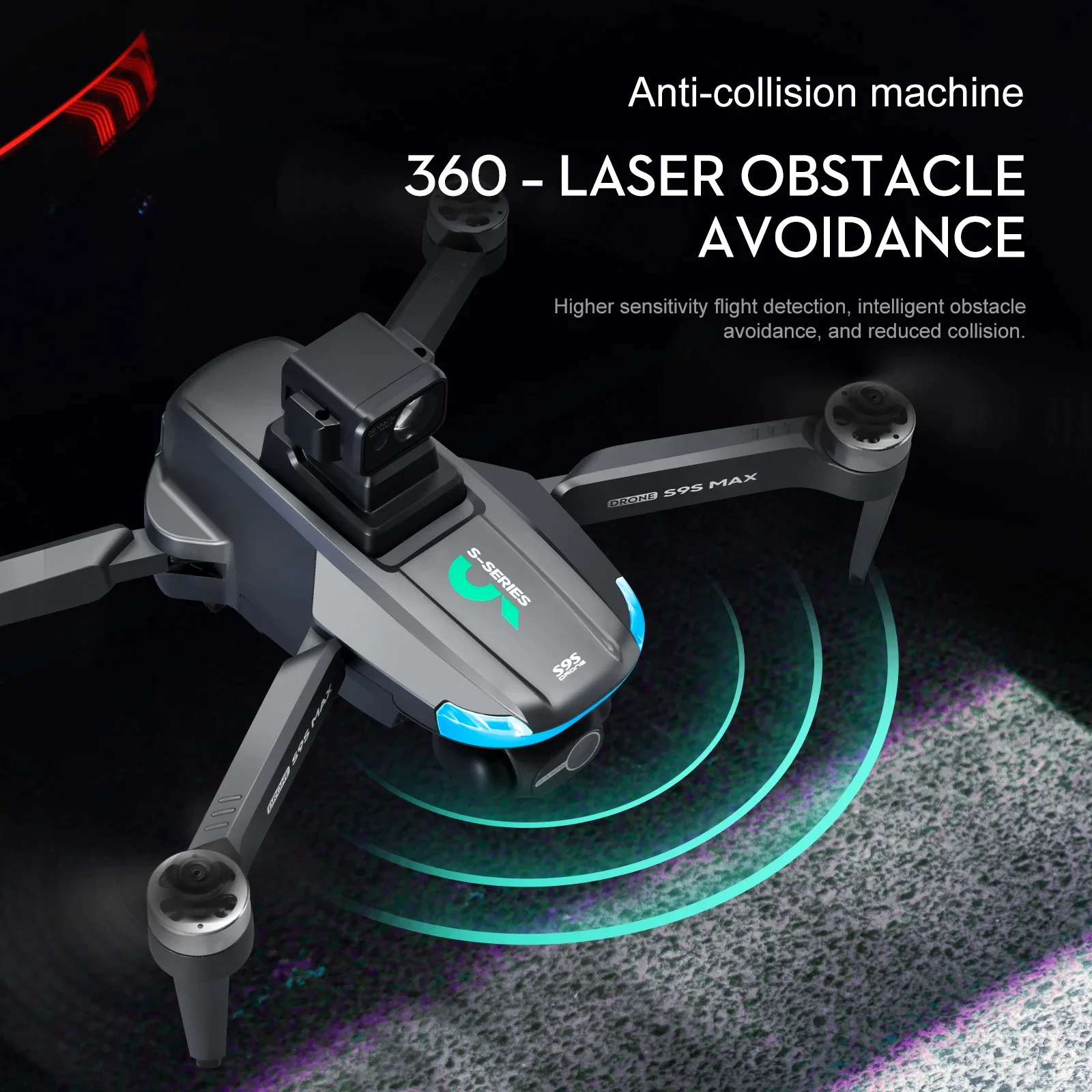 NEW S9S MAX MINI Drone 4K 2-Ax - Rc Helicopter Case 评论和价格