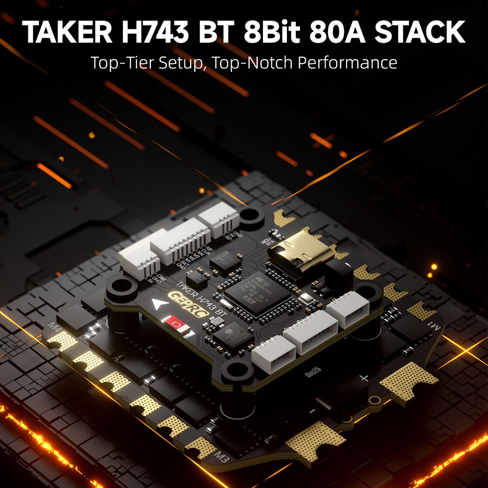 GEPRC TAKER H743 BT 8Bit 80A S - Rc Helicopter Case 评论和价格