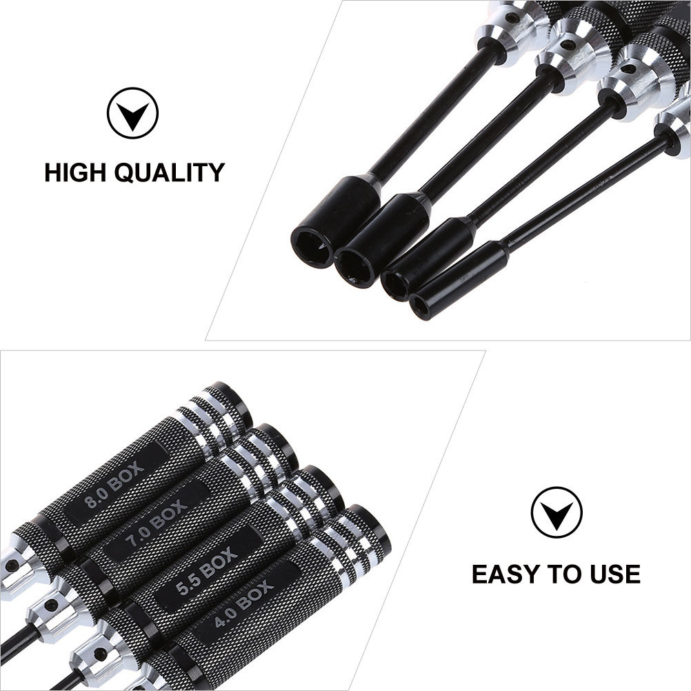 4Pcs Hex Socket Screwdriver To - Rc Helicopter Tool Kit 评论和价格