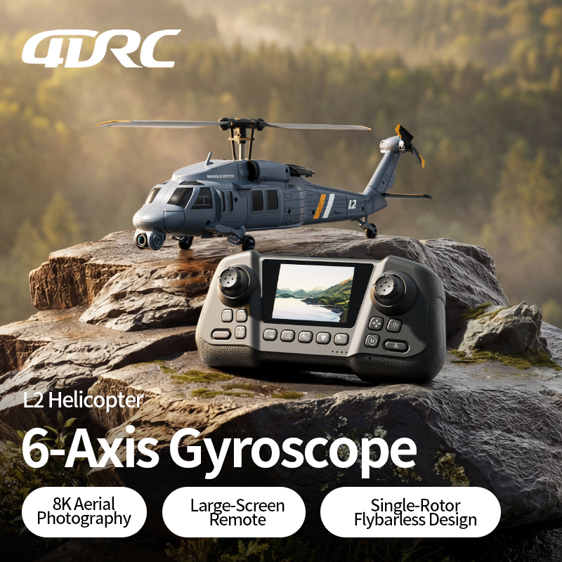 4DRC L2 RC Apache Military Fig - Rc Helicopter Single Rotor 评论和价格