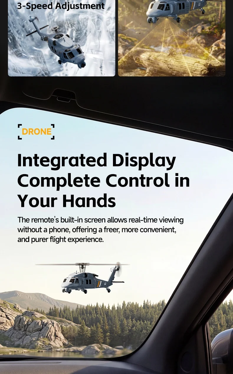 Military Remote Control Screen - Rc Helicopter Single Rotor 评论和价格