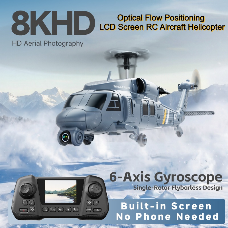 Military Remote Control Screen - Rc Helicopter Single Rotor 评论和价格