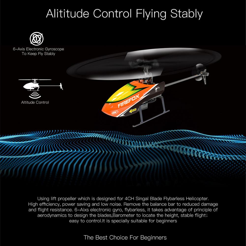 Single-Rotor Flybarless RC Hel - Rc Helicopter Single Rotor 评论和价格