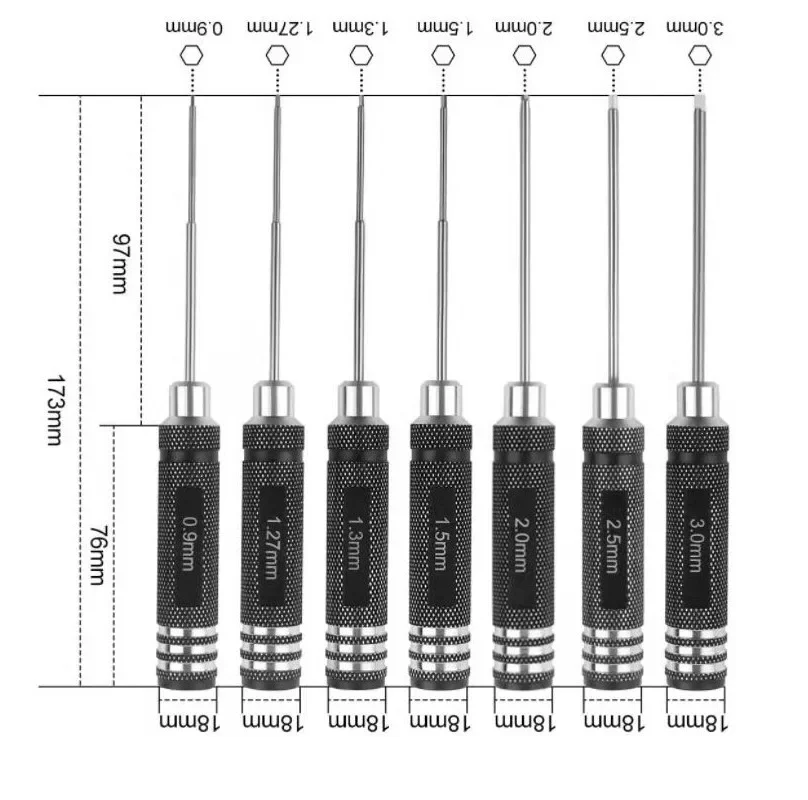 Hex Driver 7/4PCS Hex Allen Sc - Rc Helicopter Tool Kit 评论和价格