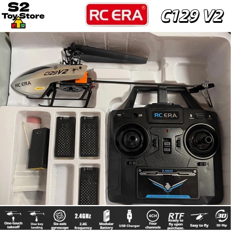 RC ERA C129V2 4CH 2.4GHz Smart - Rc Helicopter Single Rotor 评论和价格